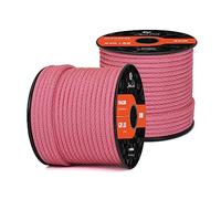 Abma Cord Paracord 620 lbs 4mm 9 Strands 100% Nylon 30M - Grey & Neon Pink