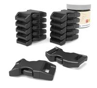 Abma Cord Paracord Bracelet Buckles 36pcs 16mm (5/8") Plastic Buckle Clips