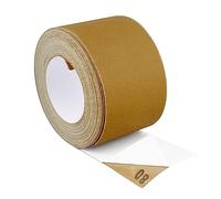 ABN Adhesive Sticky Back 80-Grit Sandpaper Roll 2-3/4in x 20 Yards Aluminum Oxide Golden Yellow Longboard Dura PSA