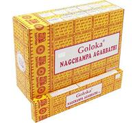 ABN Fashion Goloka Nag Champa Sticks Incense Natural Fragrance Hand Rolled Indian Agarbatti Pack of 6