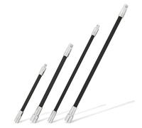 ABN Flexible Socket Extension Cable Flex Bar Ratchet Light Impact Tools 4-Piece Set of 1/4in Drive & 3/8in Drive