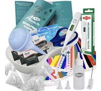 Abnoba Alpha Dog Puppy Whelping Kit Aspirator Milk Bottle & Feeding Syringes, puppy birthing supplies (510)