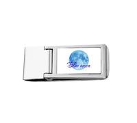Abnormal Common Knowledge English Language Culture Slim Money Clip Stainless Holder Pocket Wallet