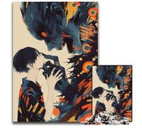 Abnormal Core Adult Jigsaw Puzzles 1000 Pieces Wooden Jigsaw Puzzles Family Activity Brain Teaser Home Decor 1000 PCS(75x50cm)