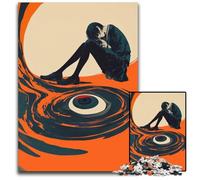 Abnormal Core Adult Jigsaw Puzzles 1000 Pieces Wooden Jigsaw Puzzles Family Activity Brain Teaser Home Decor 1000 PCS(75x50cm)