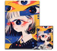 Abnormal Core Adult Jigsaw Puzzles 1000 Pieces Wooden Jigsaw Puzzles Family Activity Brain Teaser Home Decor 1000 PCS(75x50cm)