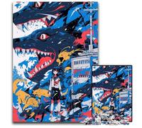 Abnormal Core Jigsaw Puzzles 1000 Pieces for Adults Paper Jigsaw Puzzles DIY Decoration Brain Challenge for Adult Family 1000 PCS(38x26cm)