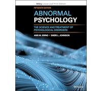 Abnormal Psychology: The Science and Treatment of Psychological Disorders