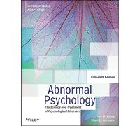 Abnormal Psychology: The Science and Treatment of Psychological Disorders, International Adaptation