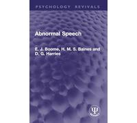 Abnormal Speech (Psychology Revivals)