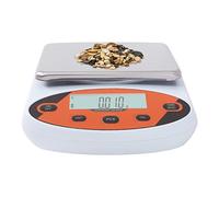 ABOBOUT High Precision Digital Scale 5000g x 0.01g, Electronic Balance with LCD Display, 10 Units Conversion & Tare/Count Function, ABS & Stainless Steel Lab Scale for Jewelry, Pharmacy, Science