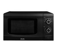 Abode 20 Litre 700W Manual Microwave with Defrost AMM2001-M in Black Abode Black