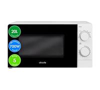 Abode 20 Litre 700W Manual Microwave with Defrost AMM2005B in White Abode White