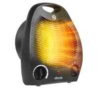 Abode 2000W Portable Electric Heater, 2 Settings, Adj. Thermo, Cooling, Safe