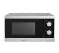 Abode 20L Manual Microwave Stainless Steel 800W with 5 Power Levels & Timer Button & Dial Control Defrost Function AMM2007SS