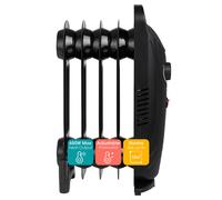 abode 5-Fin Oil-Filled Radiator 650W - Black， AOFR5001B