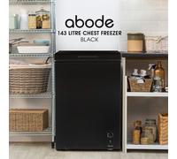 Abode A142CF0E1B 143L Chest Freezer - Black