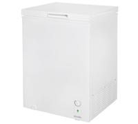 Abode Freestanding White Chest Freezer 142L with Removable Wire Basket & Counter Balance Lid, Adjustable Thermostat, Suitable for Garages & Outbuildings A142CF0E1W (White, 143 Litre)