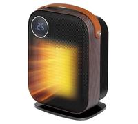 Abode, ADTH1004 1.8kW Ceramic Portable Electric Heater with Handle in Black