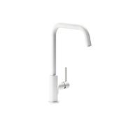 Abode Althia Single Lever Mixer Tap - Matt White Finish: Matt White