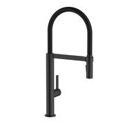 Abode Carbon Professional Spray Single Lever Mixer Tap - Matt Black