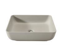 Abode Cava 450x350mm Tablet Basin - Pebble Grey Finish: Pebble Grey