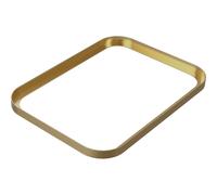 Abode Cava Tablet Basin Plinth - Brushed Brass Finish: Brushed Brass