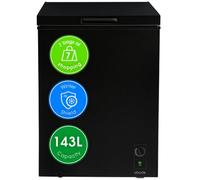 Abode Chest Freezer 143 Litre Freestanding With Adjustable Thermostat Black A142Cf0E1B