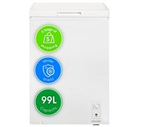 Abode Chest Freezer 99 Litre Freestanding With Temperature Control White A99Cf0E1W