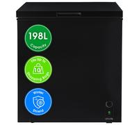 Abode A198CF0E1B 198L Chest Freezer In Black
