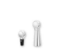 Abode Gastronomy Foundry Self-Pulling Corkscrew Set of 2, Self-Pulling Corkscrew and Wine Stopper, Deluxe Gift Box Set