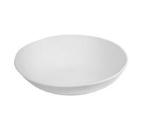 Abode Homewares Matte Craft Coupe Melamine Serving Bowl, White, 112 Oz Capacity, 12 Inch Large Salad Bowl