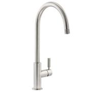 Abode Knurle Nickel Effect Kitchen Side Lever Tap
