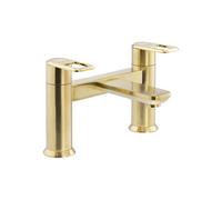 Abode Levarto Deck Mounted Bath Filler - Brushed Brass Finish: Brushed Brass