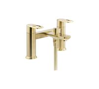 Abode Levarto Deck Mounted Bath Shower Mixer - Brushed Brass Finish: Brushed Brass