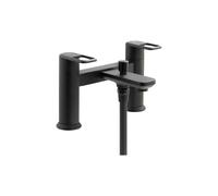 Abode Levarto Deck Mounted Bath Shower Mixer - Matt Black Finish: Matt Black
