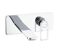 Abode Levarto Wall Mounted Basin/Bath Mixer - Chrome Finish: Chrome