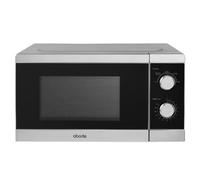 Abode 20L Manual Microwave Stainless Steel 800W with 5 Power Levels & Timer Button & Dial Control Defrost Function AMM2007SS