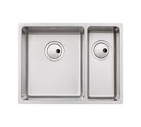Abode Matrix R15 1.5 Bowl Left Hand Main Bowl Undermount/Inset Sink - St/Steel