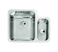 Abode Matrix R50 1.5 Bowl LHMB Undermount Sink - St/Steel