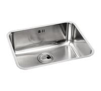 Abode Matrix R50 Brushed Stainless Steel 1-Bowl Undermount Kitchen Sink Aw5015
