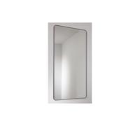 Abode Mayar 450x900mm Tablet Mirror - Matt Black Finish: Matt Black