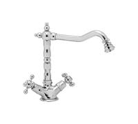 Abode Melford Monobloc Mixer Tap - Brushed Nickel Finish: Brushed Nickel
