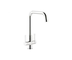Abode Pico Quad Monobloc Mixer Tap - Brushed Brass Finish: Brushed Brass