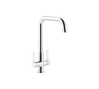 Abode Pico Quad Monobloc Mixer Tap - Matt Black Finish: Matt Black
