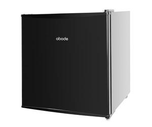 Abode Table Top Mini Fridge Black Freestanding 43 Litre Capacity with Reversible Door & Ice Box, Adjustable Feet & 1 Wire Shelf ATTF0E1B (Black)