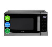 Abode Touch Control Microwave 23 Litre Digital Black 900W with 11 Power Levels, 5 Auto Cook Menus & Defrost Function, Clock & Timer AMT2304B