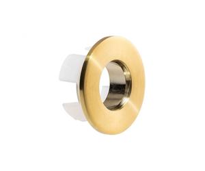 Abode Uno Basin Overflow Ring - Brushed Brass Finish: Brushed Brass