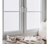 Abode Window Films | Frosted Glass Window Film - 100cm x 10 metre | Ultimate Window Privacy Film | Etch Glass Frosting Film | Frosted White Opal Self-Adhesive Window Film