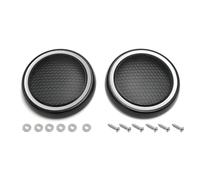 Abodvu Door Panel Speake Cover Compatible with Mini Cooper R56/R57/R58/R59/R55 2007-2014,Lower Speaker Grille Cover for Front Left Driver & Right Passenger Side,Replace for 51412753270,1 Pair,Silver